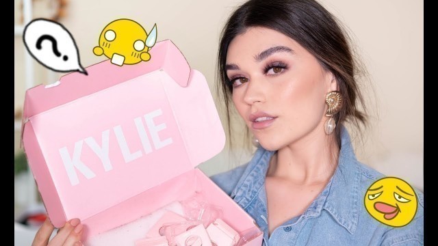 'Testing Kylie Cosmetics makeup tutorial and review'