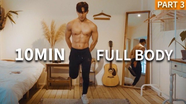 'FAT BURNING FULLBODY WORKOUT (ft. 10 MIN TABATA)ㅣ전신 칼로리 불태우기 운동 (ft. 10분 타바타)'