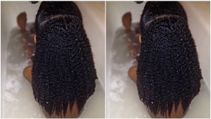 'How to Mositurize and Twist Out Little Girls Natural hair|Retaining Moisture'
