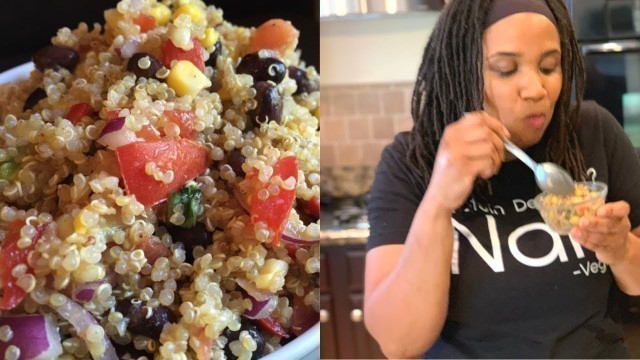 'Quinoa Salad Recipe for People Who DON’T LIKE Quinoa-EASY Vegan Lunch | @brownvegan'