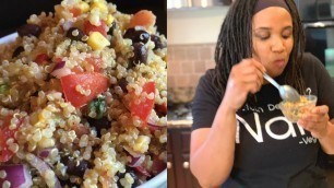 'Quinoa Salad Recipe for People Who DON’T LIKE Quinoa-EASY Vegan Lunch | @brownvegan'