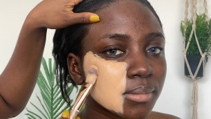 'BRIDAL HAIR & MAKEUP TRANSFORMATION | FOR DARK SKIN'