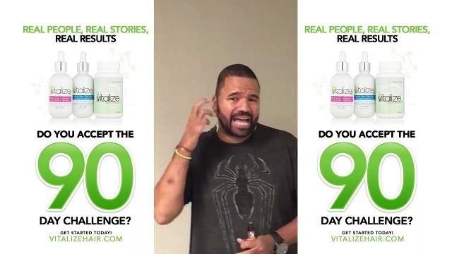 'Robert\'s Testimonial for The Vitalize 3-Part Hair Repair System'