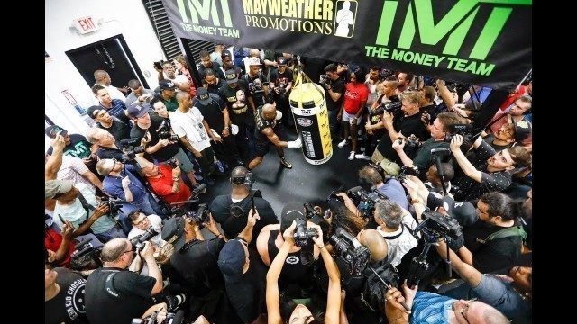 'Floyd Mayweather Media Workout (Complete) - MMA Fighting'