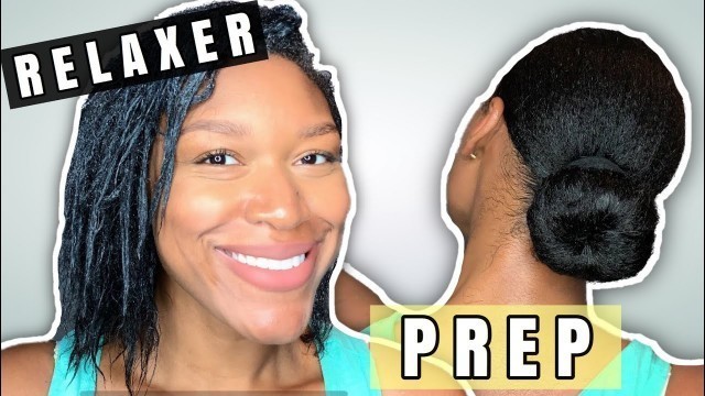'BEST WAY TO PREP HAIR FOR RELAXER DAY | RELAXED HAIR CARE'
