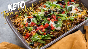 'Keto Taco Salad Casserole Recipe | 20 Minute Dinner'