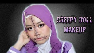 'CREEPY DOLL MAKEUP TUTORIAL | MAKEUP 3D ALA JAHITAN