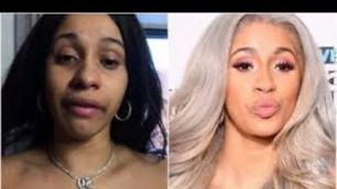 'Cardi B with Makeup and Without Makeup Comments'