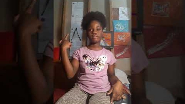 'Natural hair care my first video'
