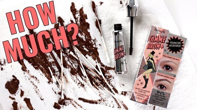 'Does Benefit Gimme Brow+ Contain Enough Product? | THE MAKEUP BREAKUP'