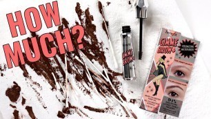 'Does Benefit Gimme Brow+ Contain Enough Product? | THE MAKEUP BREAKUP'