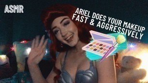 'ASMR Roleplay Ariel Does Your Makeup Fast & Aggressively (The Little Mermaid)'