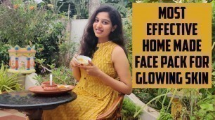 'Home made face pack for glowing skin#besan facepack for glowing skin#facepack#homemade facepack'