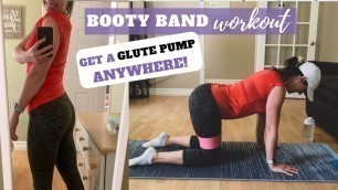 'Real Time Resistance Band Booty Workout | Grow Your Glutes ANYWHERE!'
