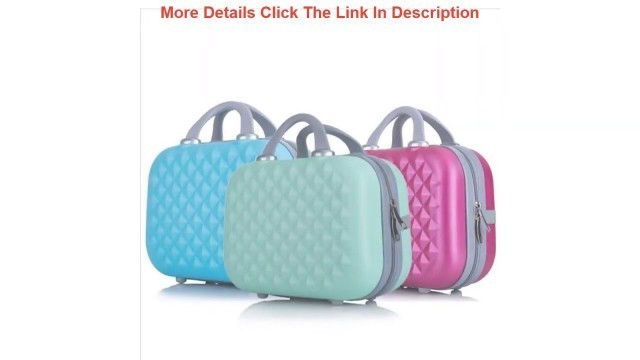 'Slide Small Travel Hard Suitcase Bags Women Business Clothes Electronic Beauty Cosmetic Toiletry Ca'