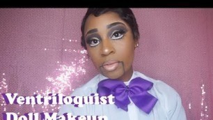 'VENTRILOUQUIST/ CREEPY DOLL HALLOWEEN MAKEUP TUTORIAL || KaayBenzz'