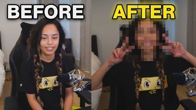 'NO MAKEUP FACE REVEAL - Valkyrae Daily Makeup Routine'