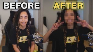 'NO MAKEUP FACE REVEAL - Valkyrae Daily Makeup Routine'