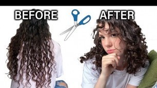 Curly Hair Journey Big Chop | HUGE Transformation with Before and After