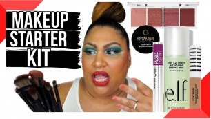 'BEGINNER MAKEUP STARTER KIT | DRUGSTORE & INDIE MAKEUP'