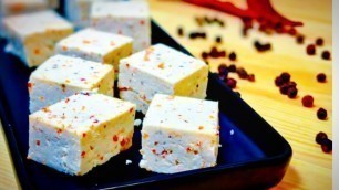 'Home Made Soft  Paneer with Herbs & Spices - Masala Paneer Recipe - Indian Cottage Cheese Recipe'