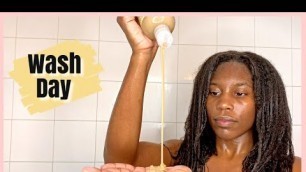 'First Wash Day Of 2020 | Ft. Shea Moistures | Relaxed Hair'