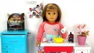 American Girl Doll Going to Nail Salon Truly Me Nail Polish Manicure Set