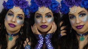 'MERMAID HALLOWEEN MAKEUP TUTORIAL 2020 / BEAUTY BY SAMANTHA'