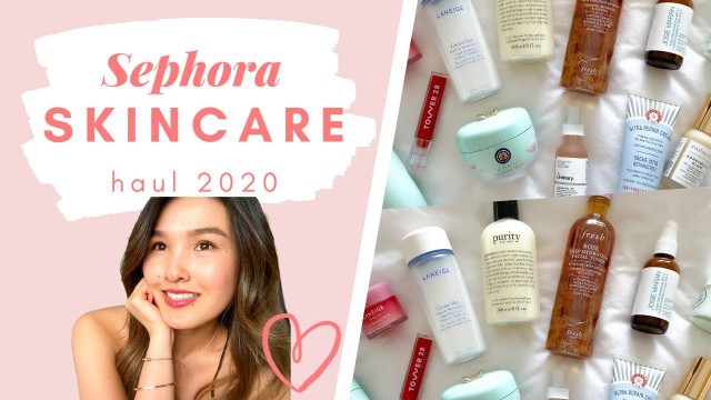 'Sephora SKINCARE Haul for DRY skin & Reviews | Laneige, Fresh, Tatcha, Farmacy and more!'