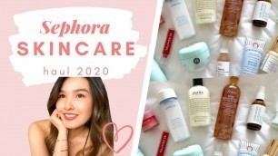 'Sephora SKINCARE Haul for DRY skin & Reviews | Laneige, Fresh, Tatcha, Farmacy and more!'