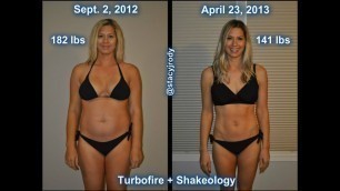 'Weight Loss Transformation! Before and After using Turbofire! A Woman\'s Motivational Journey!'
