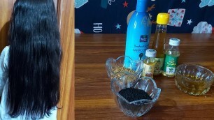 'My Daughter\'s Hair Care Routine | How to get long Hair |Five Oil