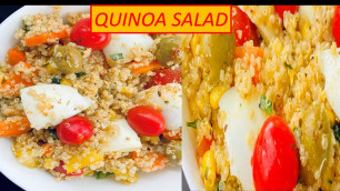 'BEST QUINOA SALAD RECIPE| WEIGHT LOSS RECIPE|RUCHIKA\'S GOOD FOOD QUINOA SALAD'