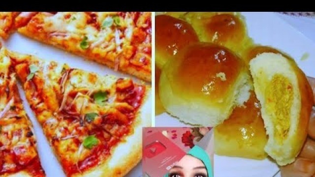 'Casho shidan oo fudud dhamestiran usamey familka simple dinner pizza and bread'