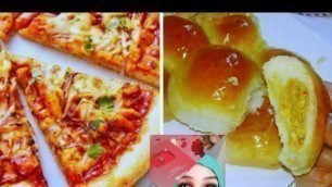 'Casho shidan oo fudud dhamestiran usamey familka simple dinner pizza and bread'