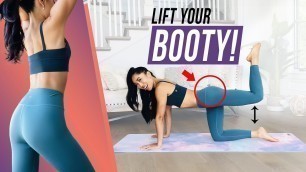 '15 Minute Pilates Booty Workout (no equipment)... this will BURN 