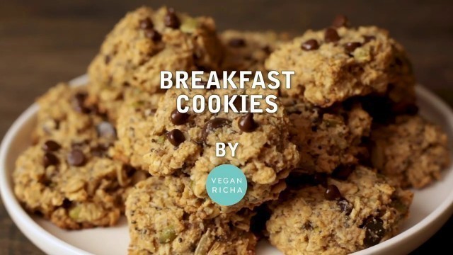 'VEGAN BREAKFAST COOKIES - Gluten-Free No Oil | Vegan Richa Recipes'