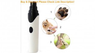 'Deal Rechargeable USB Pet Nails Grinder Dog Cat Care Grooming Dog Nail Grinder Automatic CleaningTr'