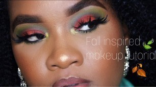 'GRWM- Green Fall Makeup Tutorial- Trying out the P.louise base- Sharon Ravenberg'