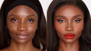 'MY SIGNATURE MAKEUP ON DARK SKIN! | Hindash'