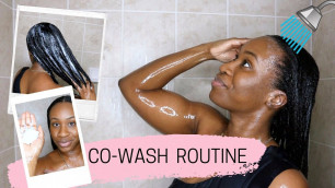 'CO-WASH ROUTINE | RELAXED HAIR'