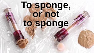 'Sponge or No Sponge? Maybelline Instant Age Rewind Concealer | THE MAKEUP BREAKUP'