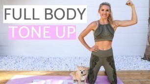 'FULL BODY TONE UP - best BIKINI body workout! | Rebecca Louise'