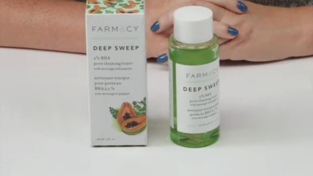 'Farmacy Beauty Deep Sweep 2% BHA Pore Cleaning Toner with Moringa + Papaya Review and How to Use'