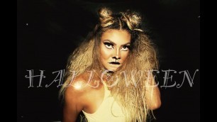 'HALLOWEEN LION MAKEUP LOOK'