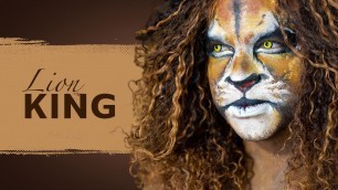 'Lion Makeup & Face Painting Tutorial'