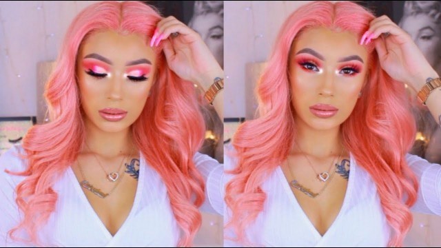 'Pink Vibes | KYLIE V-Day Collection Makeup Tutorial / Review'