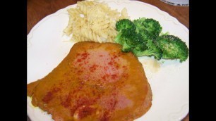 'Curry Honey Ham Steak Chef John The Ghetto Gourmet'