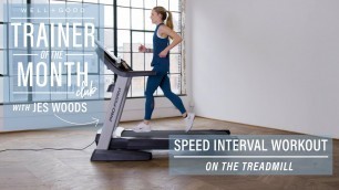 'Speed Interval Workout on the Treadmill | Trainer of the Month Club | Well+Good'