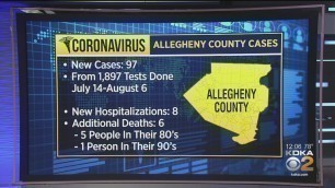 Allegheny Co. Health Dept. Reports 6 Additional Coronavirus Deaths